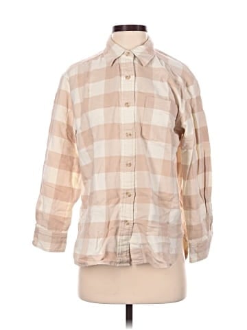 Uniqlo 3/4 Sleeve Button-Down Shirt (view 1)