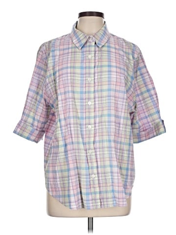 BonWorth 3/4 Sleeve Button-Down Shirt (view 1)