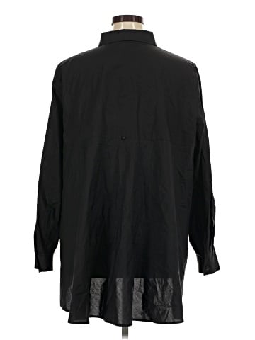 Marina Rinaldi Long Sleeve Button-Down Shirt (view 2)