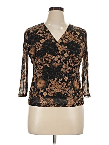 Emma James 3/4 Sleeve Blouse (view 1)