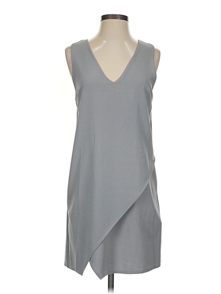 Pre-owned Dee Elly Casual Dress In Gray