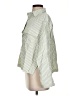 Max Studio Stripes Green Long Sleeve Blouse Size S - photo 5