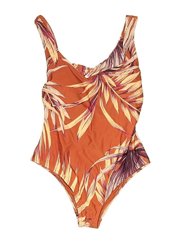 Pre-owned Kona Sol One Piece Swimsuit In Orange
