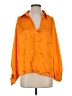 FRAME 100% Silk Orange 3/4 Sleeve Silk Top Size S - photo 1