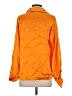 FRAME 100% Silk Orange 3/4 Sleeve Silk Top Size S - photo 2