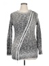 BCBGMAXAZRIA Tweed Silver Pullover Sweater Size XL - photo 1
