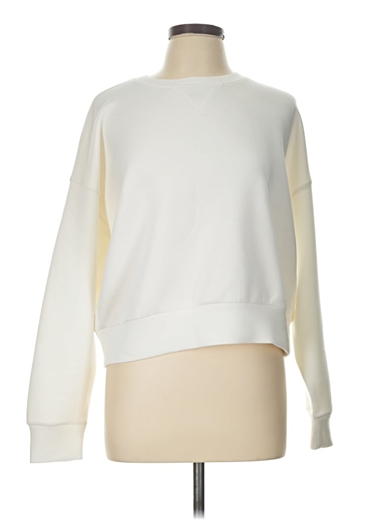 Pre-owned Spanx Sweatshirt In Ivory