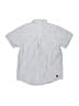 Tea 100% Cotton Stripes Silver Short Sleeve Button-Down Shirt Size 8 - photo 2