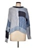 Aerie Color Block Blue Pullover Sweater Size L - photo 1