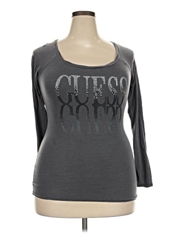 Guess 3/4 Sleeve T-Shirt (view 1)