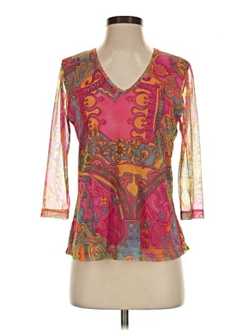 Bisou Bisou 3/4 Sleeve Blouse (view 1)