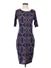 Lularoe Argyle Blue Cocktail Dress Size S - photo 1
