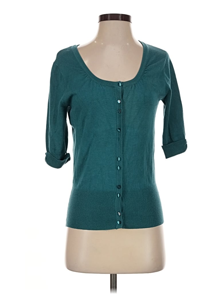 Pre-owned Maurices Cardigan Sweater In Teal