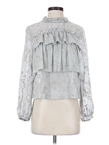 Zara Basic Long Sleeve Blouse (view 1)