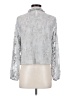 Zara Basic Silver Long Sleeve Blouse Size XS - photo 2