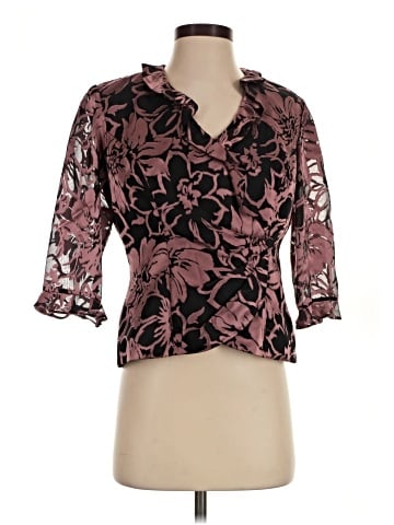 Alex Evenings 3/4 Sleeve Blouse (view 1)