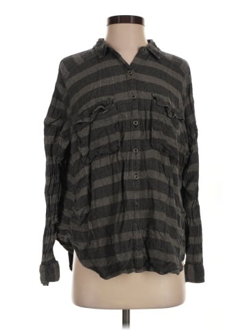 Free People Long Sleeve Button-Down Shirt (view 1)