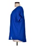 Pleione 100% Polyester Blue Short Sleeve Blouse Size L - photo 5