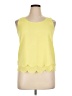 Maison Jules Yellow Sleeveless Top Size XL - photo 1