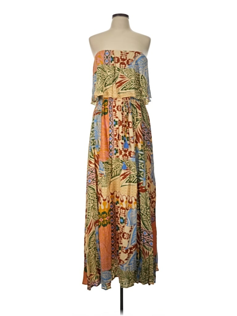 Pre-owned Aakaa Casual Dress In Orange