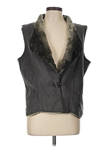 Coldwater Creek Faux Fur Vest (view 1)
