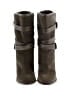 Coach 100% Leather Gray Boots Size 6 - photo 2