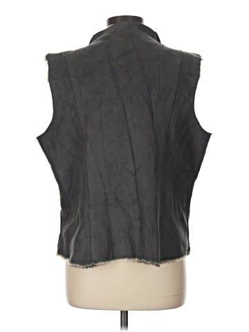 Coldwater Creek Faux Fur Vest (view 2)