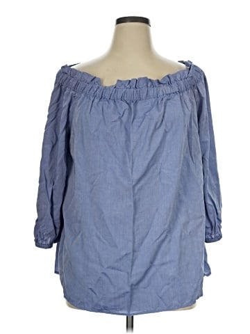 Banana Republic Factory Store 3/4 Sleeve Blouse (view 1)