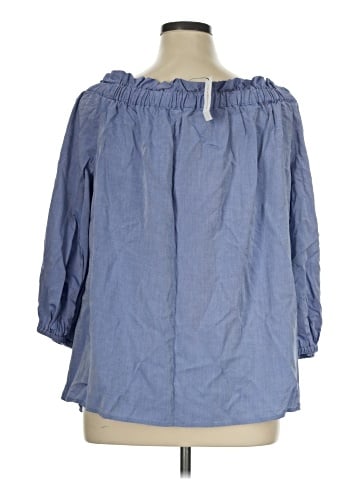 Banana Republic Factory Store 3/4 Sleeve Blouse (view 2)