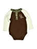 Assorted Brands Tweed Brown Long Sleeve Onesie Size 3-6 mo - photo 1