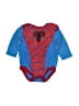 Marvel Blue Long Sleeve Onesie Size 0-3 mo - photo 1