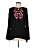 North Style 100% Rayon Black Long Sleeve Blouse Size L - photo 1