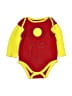 Marvel Red Long Sleeve Onesie Size 0-3 mo - photo 1