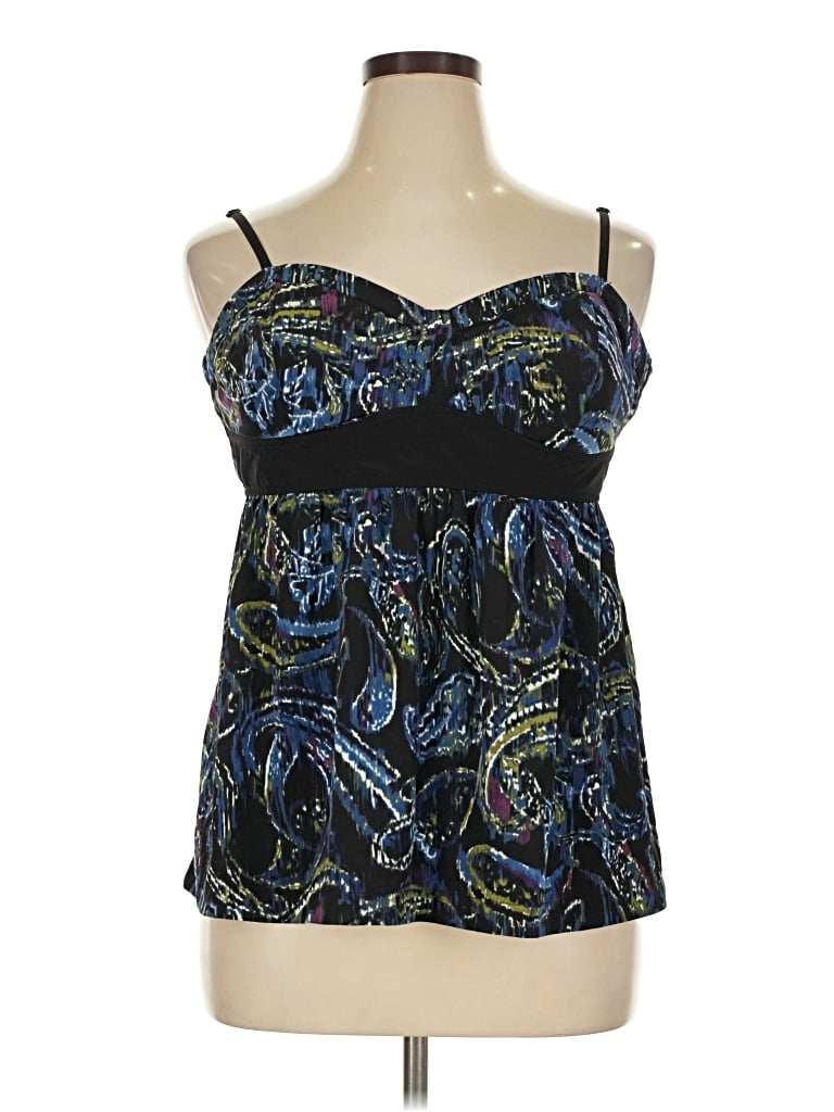 Pre-owned Elle Sleeveless Blouse In Blue