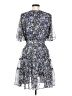 Easel 100% Polyester Floral Blue Cocktail Dress Size S - photo 2