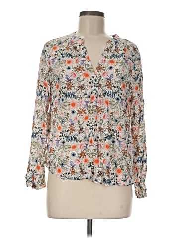 DKNY Jeans Long Sleeve Blouse (view 1)