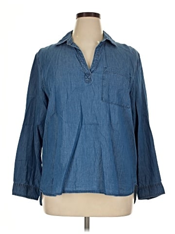 C&C California 3/4 Sleeve Button-Down Shirt (view 1)
