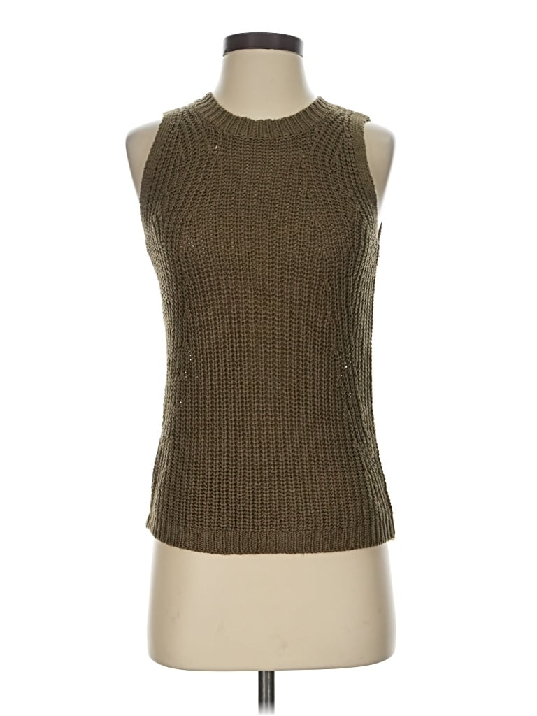 Pre-owned Ann Taylor Loft Sweater Vest In Brown
