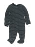 Carter's 100% Cotton Stripes Black Long Sleeve Onesie 0-3 MO / 3 MO - photo 2