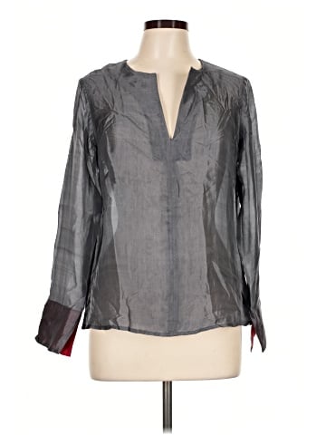 Artisans Angkor Long Sleeve Silk Top (view 1)