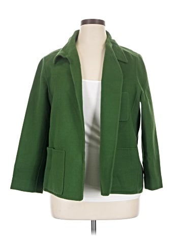 Linda Allard Ellen Tracy Wool Blazer (view 1)