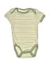 Chick Pea Stripes Green Short Sleeve Onesie Size 0-3 mo - photo 1