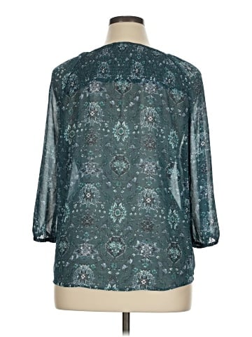 SONOMA life + style 3/4 Sleeve Blouse (view 2)