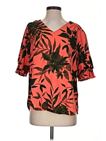 Belle By Kim Gravel Short Sleeve Blouse (view 1)