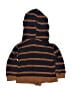 Gerber 100% Cotton Brown Zip Up Hoodie Size 0-3 mo - photo 2