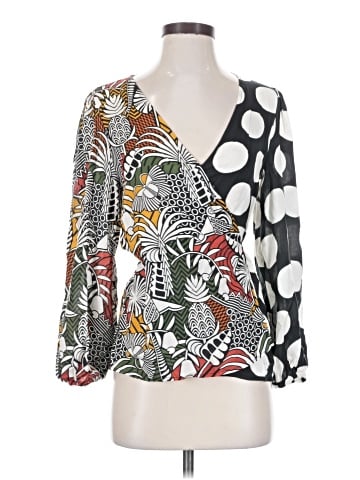 FARM Rio for Anthropologie 3/4 Sleeve Blouse (view 1)