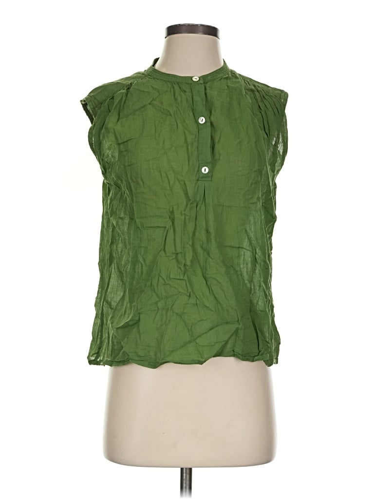 Pre-owned Diega Sleeveless Blouse In Green