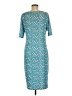 Lularoe Argyle Teal Cocktail Dress Size M - photo 2