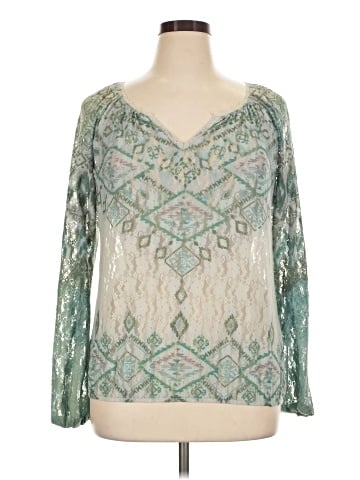Dots Long Sleeve Blouse (view 1)