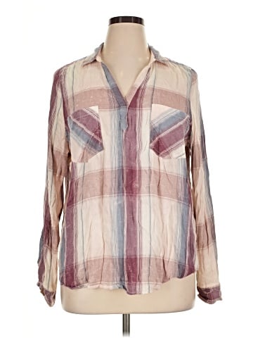 Mudd Long Sleeve Blouse (view 1)